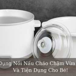 Cách Sử Dụng Nồi Nấu Cháo Chậm Nhanh & Tiện Dụng Cho Bé