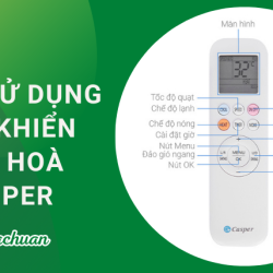 Cách Sử Dụng Điều Khiển Điều Hòa Casper “Tiết Kiệm Điện Thời 4.0”