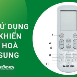 Cách Sử Dụng Điều Khiển Điều Hoà Samsung Đơn Giản