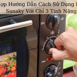 “Hướng Dẫn” Cách Sử Dụng Lò Nướng Sanaky Với 3 Tính Năng